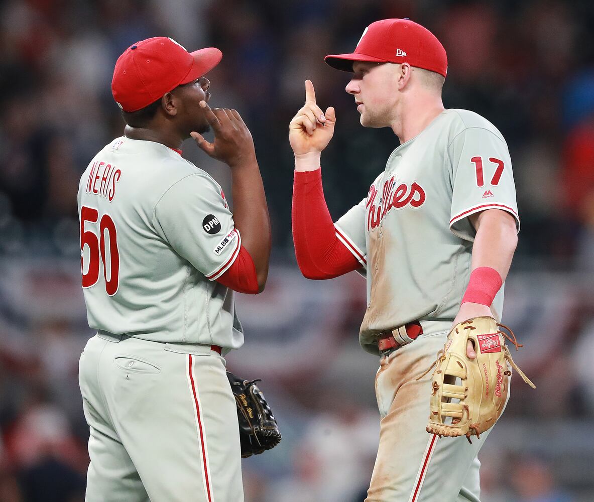 Photos: Braves drop opener of home series with the Phillies