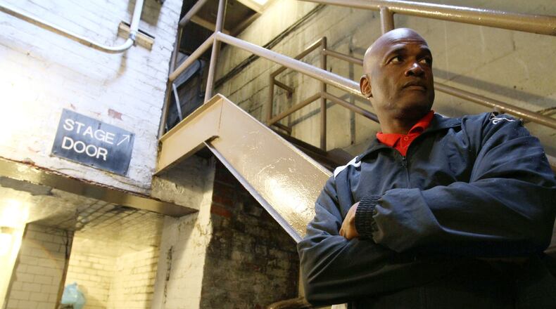 Kenny Leon stands outside the Cort Theatre in New York where he was directing “Fences” in 2010. TINA FINEBERG/ASSOCIATED PRESS