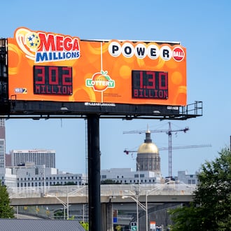 A Publix grocery store in Duluth sold a $1 million ticket for Saturday's drawing of Powerball, which hit $1.3 million in early September (pictured) and eventually reached $1.787 billion when it was won Sept. 6. The next drawing is Monday, and the jackpot has grown to an estimated $654 million. (Ben Hendren for the AJC/2025)