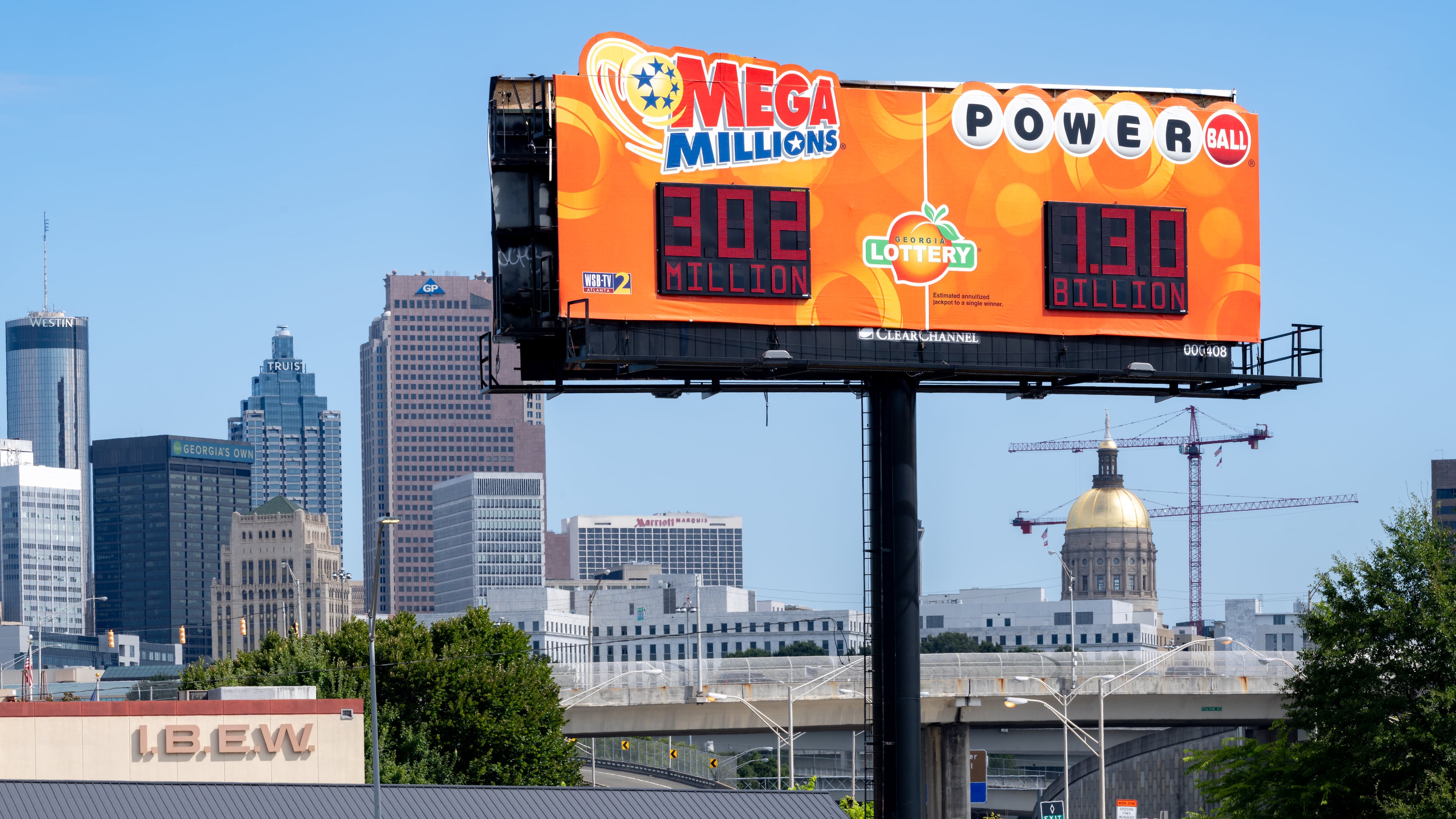 A Publix grocery store in Duluth sold a $1 million ticket for Saturday's drawing of Powerball, which hit $1.3 million in early September (pictured) and eventually reached $1.787 billion when it was won Sept. 6. The next drawing is Monday, and the jackpot has grown to an estimated $654 million. (Ben Hendren for the AJC/2025)