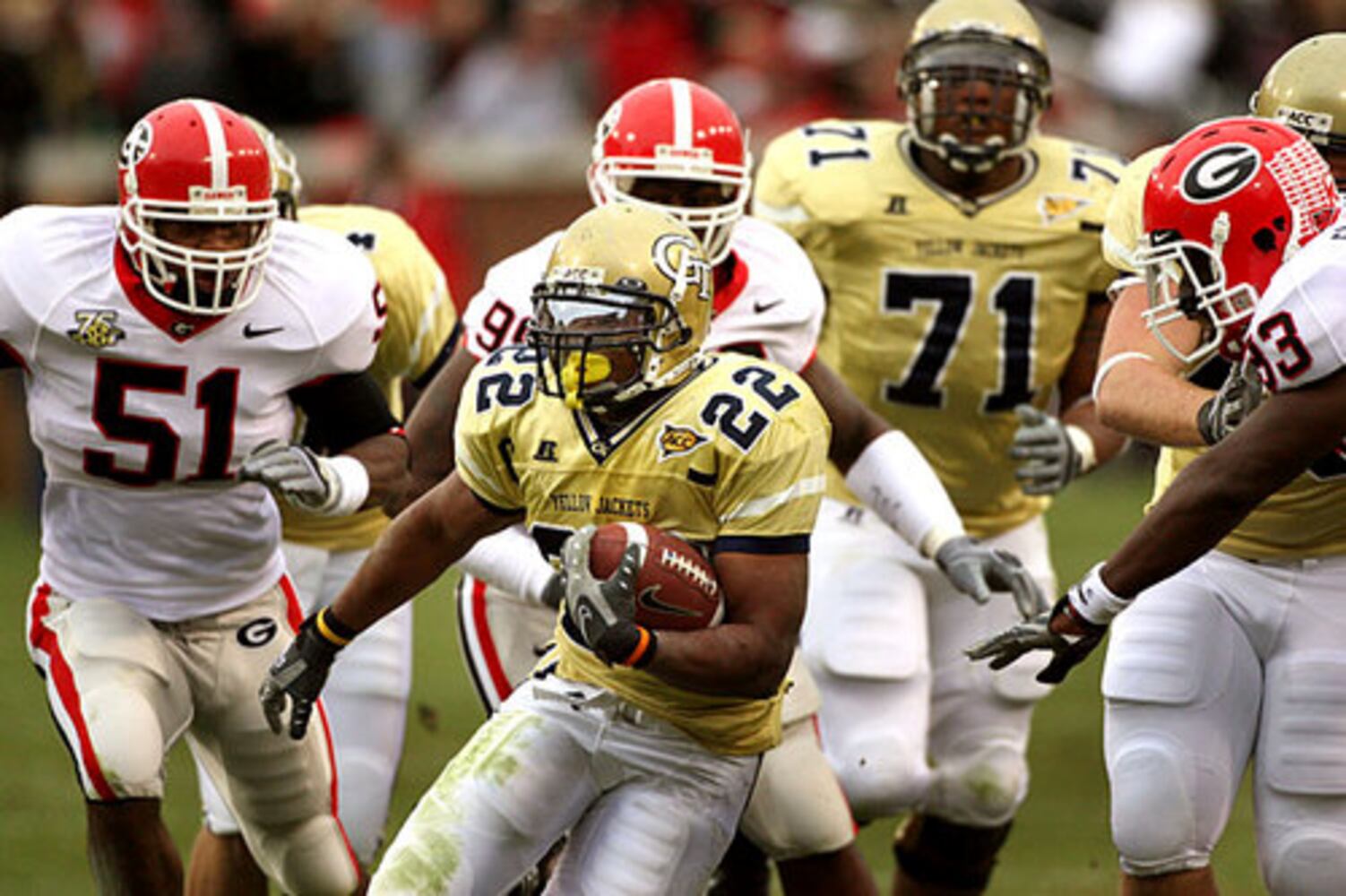Georgia tech takes on Georgia