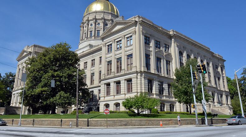 The Georgia statehouse in Atlanta. KENT D. JOHNSON/KDJOHNSON@AJC.COM