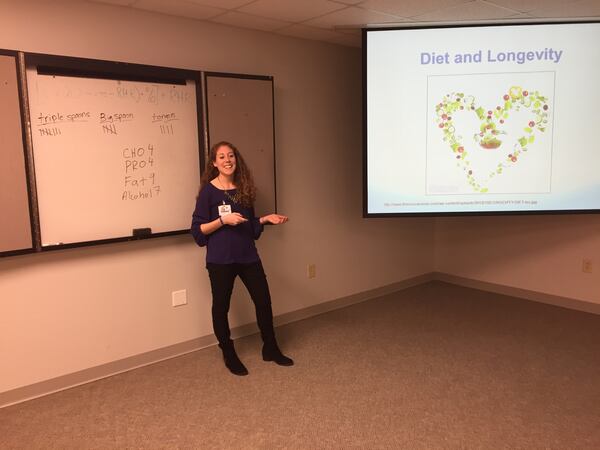 Registered dietitian nutritionist Christina Ellenberg of Marietta-based Dietitian Dish recommends extra lean protein and healthy fats, like nuts, to meet the nutrition needs of adults 55 and older. (Courtesy of Dietitian Dish)