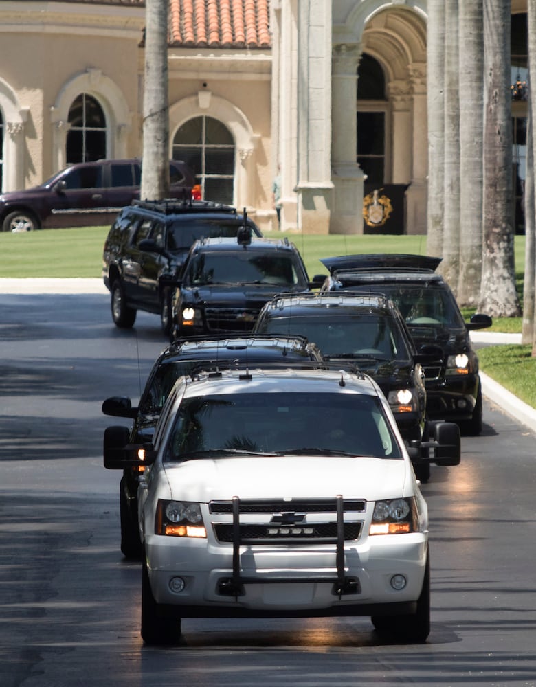 President Donald Trump Easter Visit to Mar-a-Lago