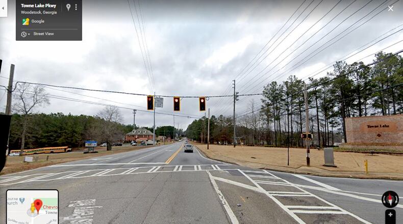 Cherokee County is moving forward with plans to spend $16 million acquiring about 140 parcels to widen Bells Ferry Road from two lanes to four near Woodstock. GOOGLE MAPS