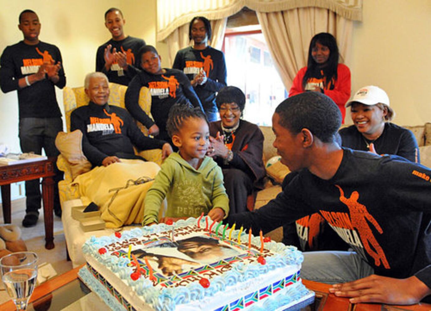 Nelson Mandela celebrates 93rd birthday