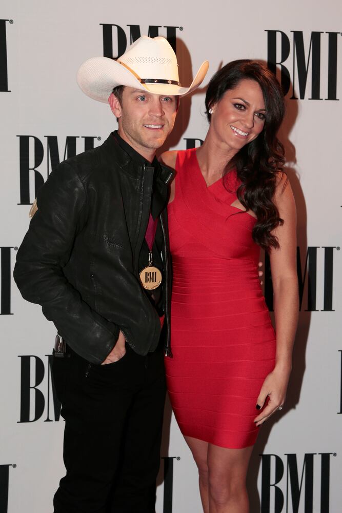 Justin Moore and wife Kate