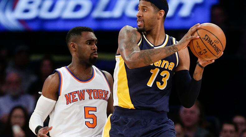 Indiana star Paul George has been limited to about 15 minutes per game since returning to play April 5.