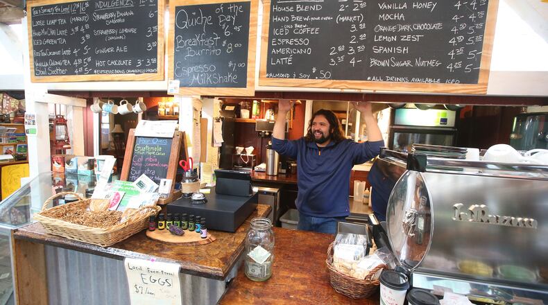 Owner Jess Garcia runs Groveland’s Mountain Sage Coffee Shop. (Aric Crabb/Bay Area News Group/TNS)