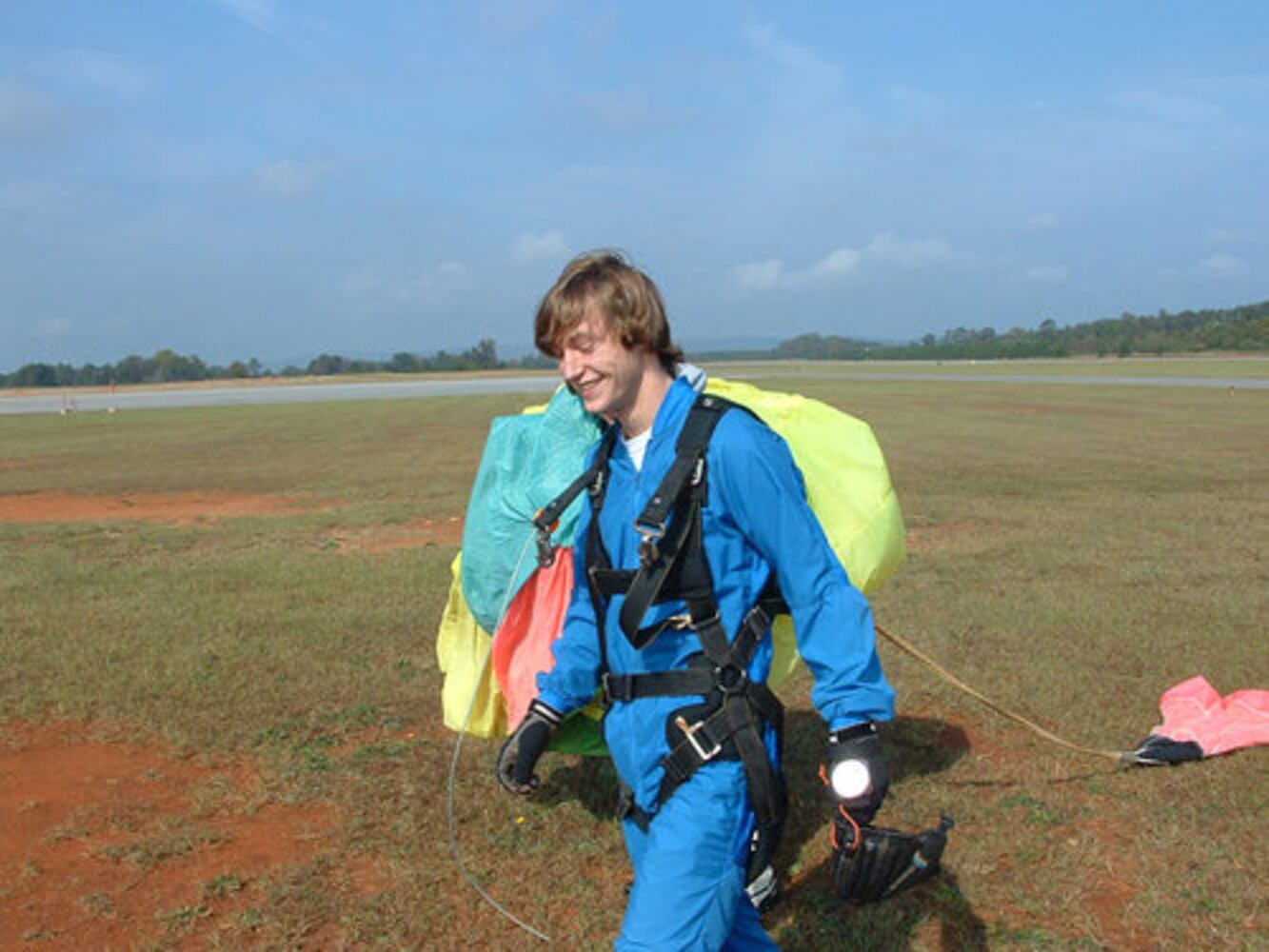 Tech student was on 299th skydive