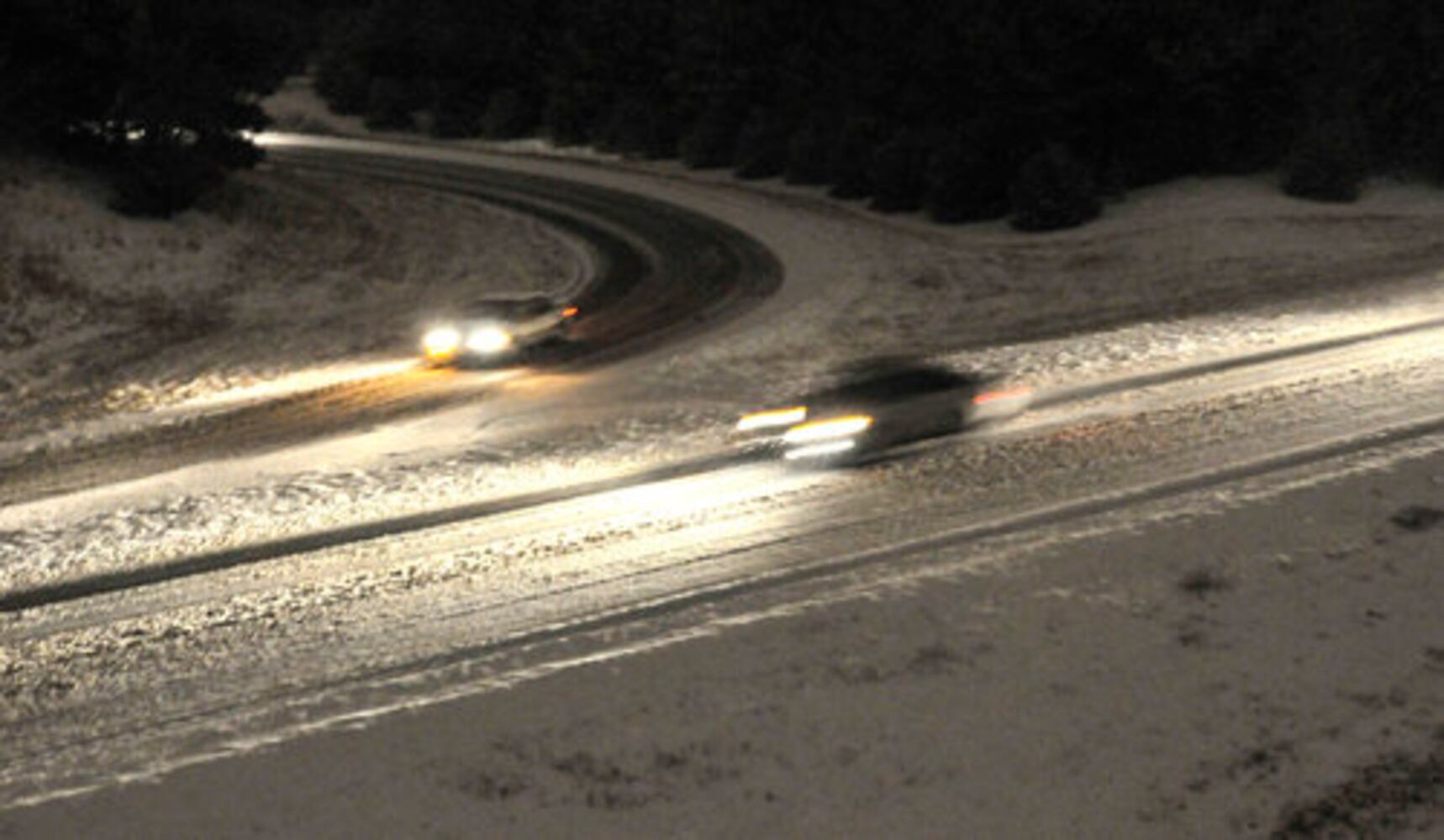 Snow, ice coat the South