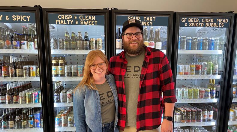 Kristen “Red” Sumpter and Ed Sumpter are the wife-and-husband team behind Red’s Beer Garden. CONTRIBUTED BY Bob Townsend