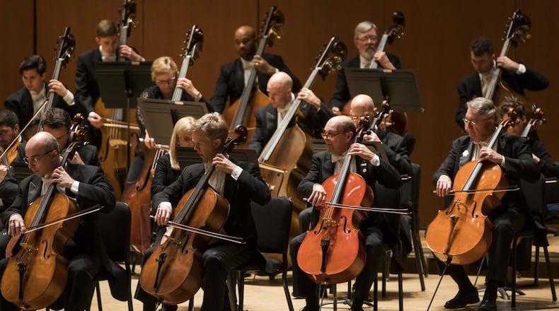 The Atlanta Symphony Orchestra string section had plenty of opportunities to shine Thursday under guest conductor Roberto Abbado. CONTRIBUTED BY RAFTERMAN