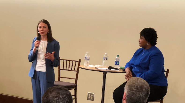 Stacey Evans and Stacey Abrams are Democratic candidates for governor.