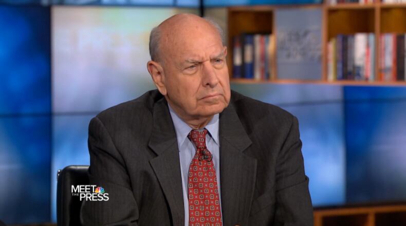 Retired U.S. ambassador Thomas Pickering in a 2013 appearance on NBC's "Meet The Press"