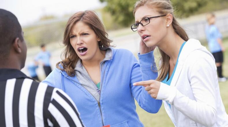 Parents are notorious for harassing sports officials at their children’s games. STEVEN DEBENPORT / GETTY IMAGES