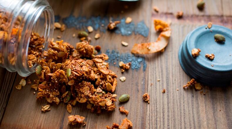 Granola, made with popped quinoa, in New York, November 2015. Popped quinoa is crunchy but not hard, and it adds texture and flavor, as well as “stealth health” — more protein.