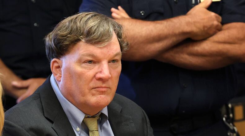 Gilgo Serial Killer Rex Heuermann is sentenced before Judge Timothy Mazzei at Suffolk County Court in Riverhead, N.Y., on Wednesday, June 17, 2026. (James Carbone /Newsday via AP, Pool)