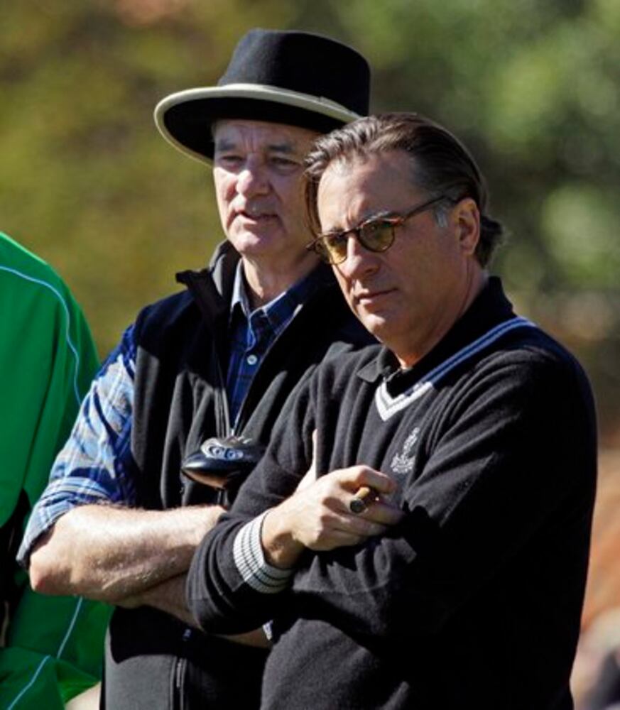 Celebrities hit links at Pebble Beach Pro-Am
