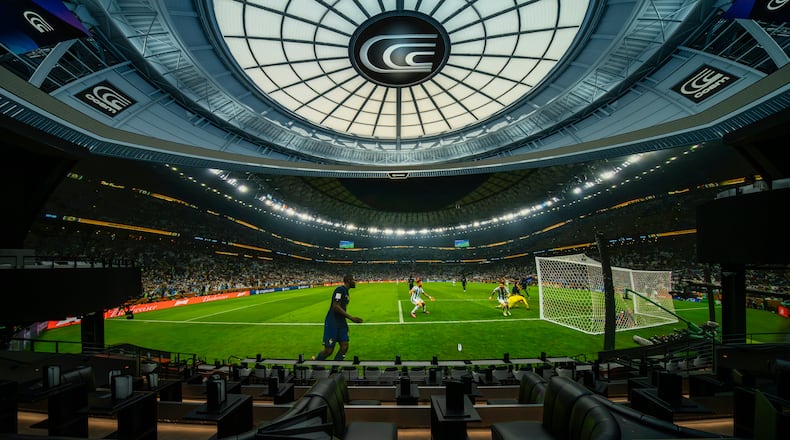 Cosm, an immersive theater company, will showcase World Cup matches at its new Atlanta location during the summer of 2026. (Courtesy of Cosm)