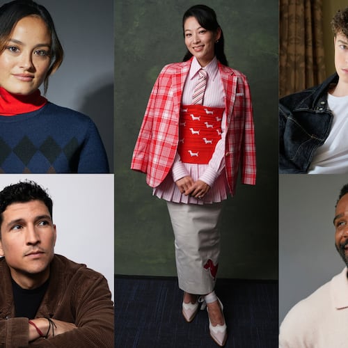 This combination of photos shows, clockwise from top left, Chase Sui Wonders, Arden Cho, Owen Cooper, Trammell Tillman and Danny Ramirez. (AP Photo)