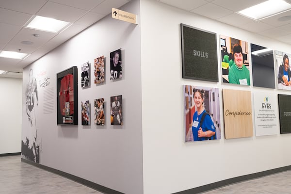 Tommy Nobis, who lent his name to a job training center in Marietta, is not forgotten decades later. Here, memories of the man at the Tommy Nobis Center. (Courtesy of the Tommy Nobis Center)