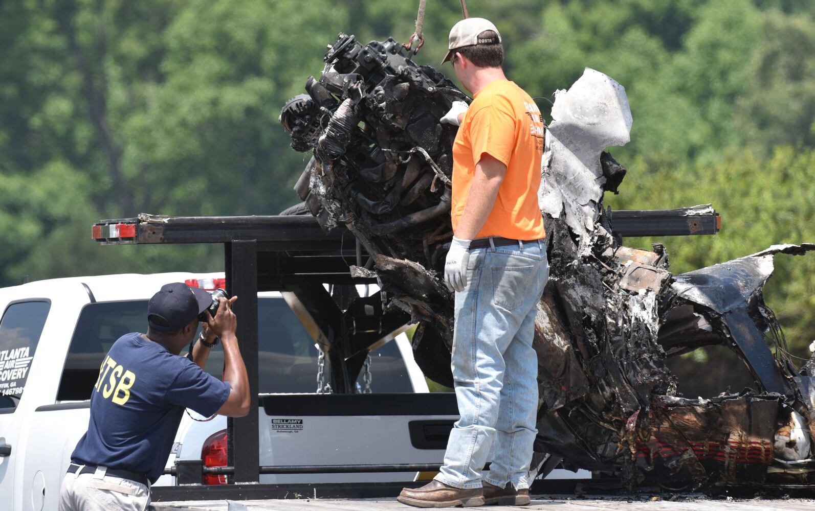 Plane crash I-285 Atlanta