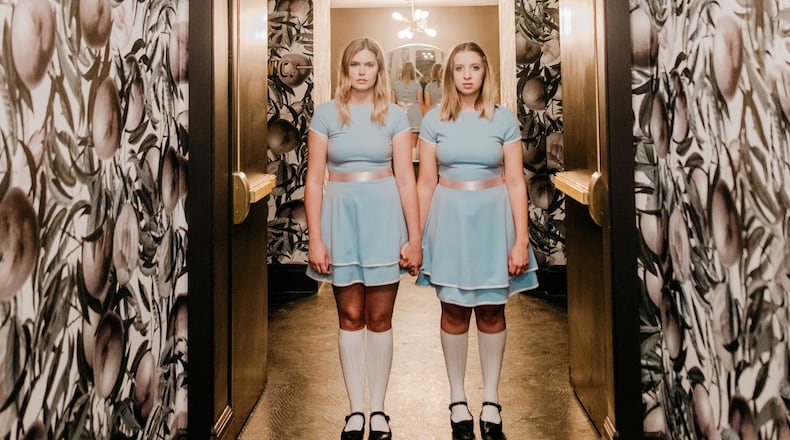 Marketing materials for Hotel Clermont’s “Here’s Johnny” package.