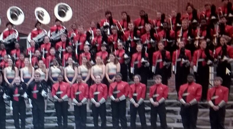 Allatoona High School band members will receive new uniforms with a loan from the Cobb County Board of Education. Courtesy of Cobb County School District
