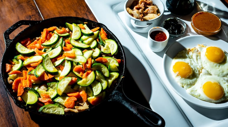 Leftovers Bibimbap. CONTRIBUTED BY HENRI HOLLIS