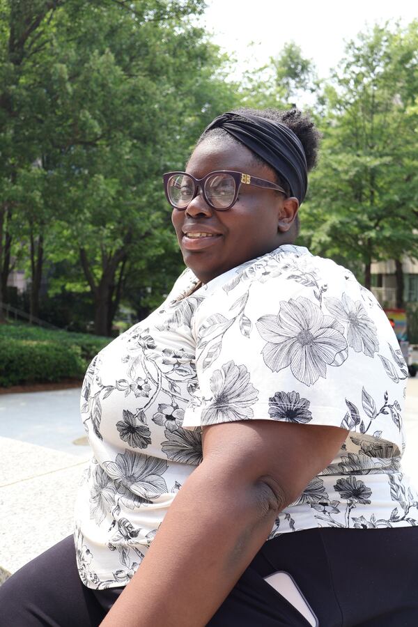 Tierra Stone is an Ida B. Wells Society Fellow from Morgan State University. (Kevin Pernell/AJC)