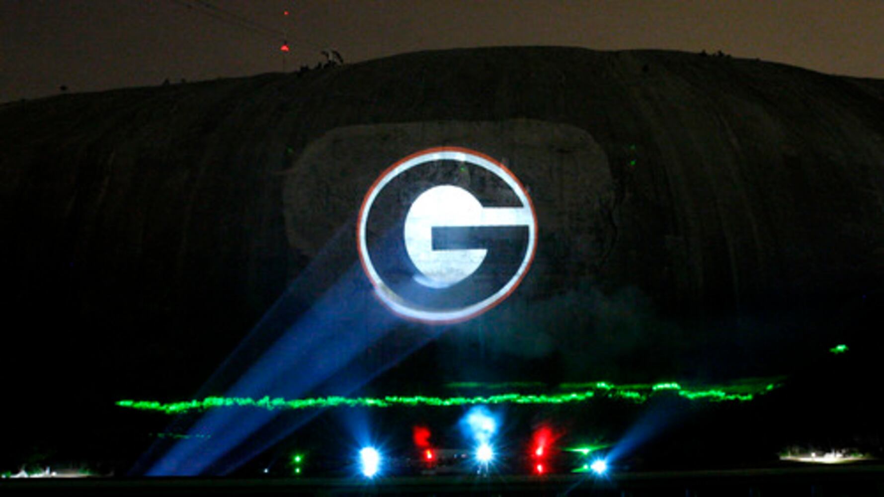 Stone Mountain Laser Show's different look