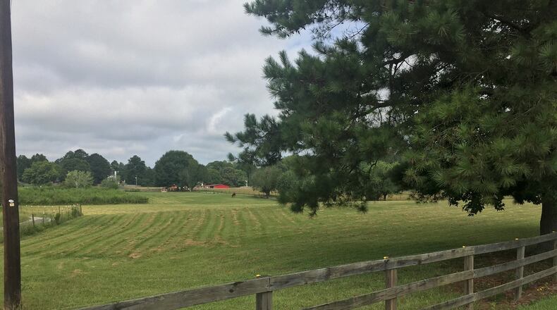 A horse farm on Peachtree City's southern border may soon be annexed and redeveloped for housing. Jill Howard Church for the AJC
