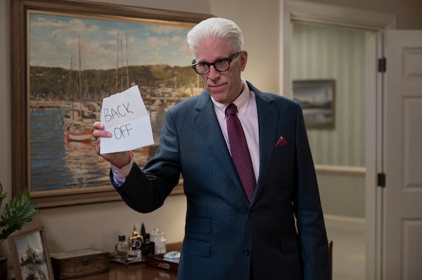 This image released by Netflix shows Ted Danson in a scene from "A Man on the Inside." (Colleen E. Hayes/Netflix via AP)