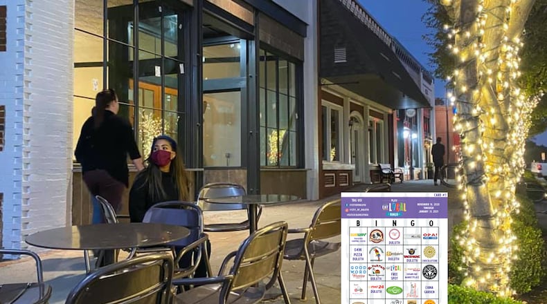 In another effort to help support local businesses through the pandemic, Duluth has introduced Eat Local Bingo. (Courtesy City of Duluth)