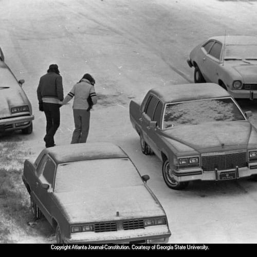 Snow Jam '82: If you lived in or around Atlanta in January 1982, you remember where you were, what you were doing and, perhaps, how you simply walked away from your car on the interstate. GEORGE A. CLARK -- AJC FILE