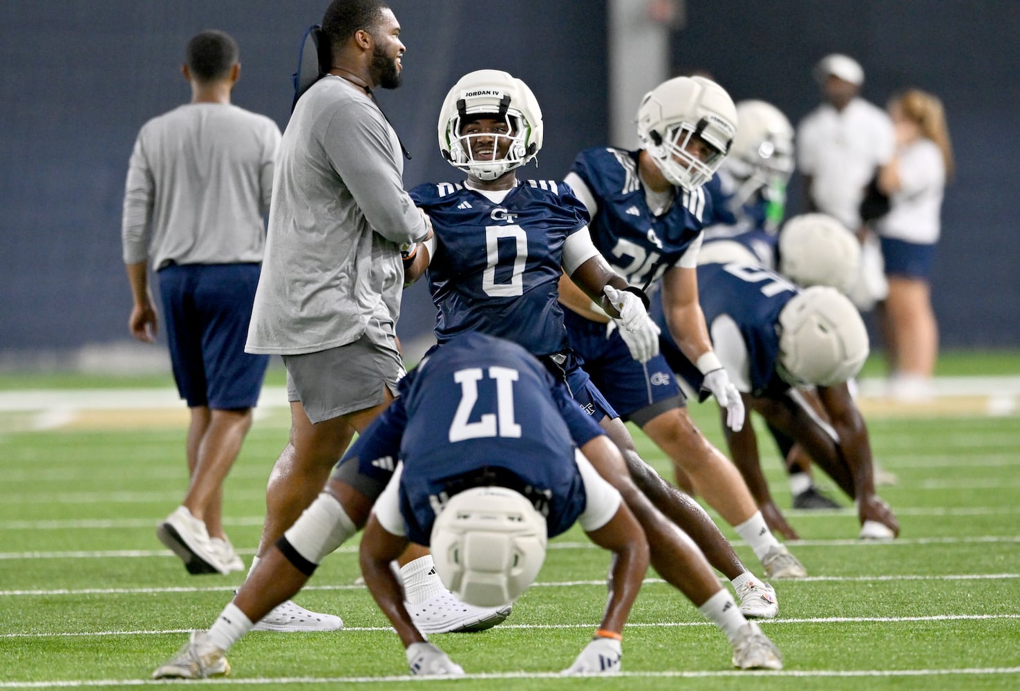 Georgia Tech football practice