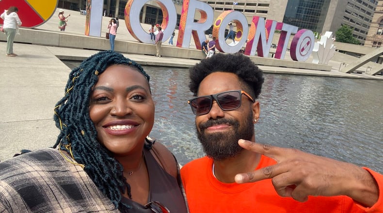 Jeremiah Davison and Candy McLellan are planning a wedding in Mexico in March 2024.
Courtesy of Arts ATL