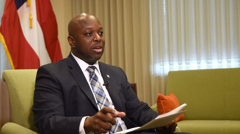 Tyrone Oliver, the commissioner of Georgia’s Department of Juvenile Justice, has not seen any of its some 3,500 staffers or the nearly 1,200 young offenders in its system grow sick from the coronavirus. “So we’re doing a good job guarding the gate,” he said. RYON HORNE/RHORNE@AJC.COM