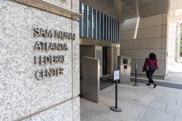 A view of the Sam Nunn federal building in Atlanta on Tuesday, June 3, 2025. (Arvin Temkar/AJC)