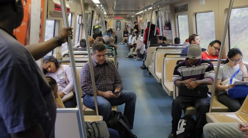 MARTA has added more than 2,400 parking spaces recently to accommodate commuters frustrated by the collapse of I-85 in Atlanta. BOB ANDRES /BANDRES@AJC.COM