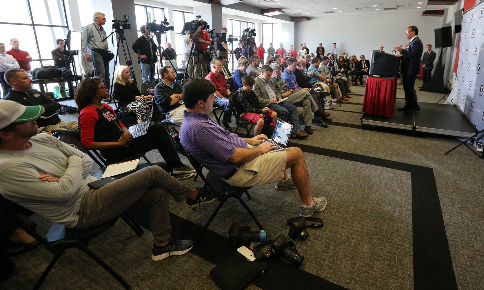 Photos: Georgia welcomes new basketball coach Tom Crean