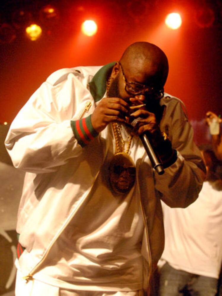 Rick Ross performs at 'Trilla' release party