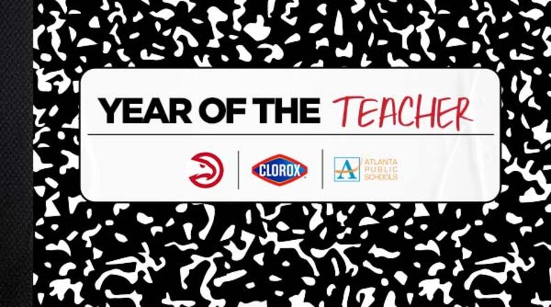 Nine Atlanta Public Schools educators will be honored and receive resources through a seasonlong “Year of the Teacher” initiative in a continued partnership between Clorox and the Atlanta Hawks, the NBA team announced in a news release. (Photo courtesy of Atlanta Hawks, Clorox and APS)