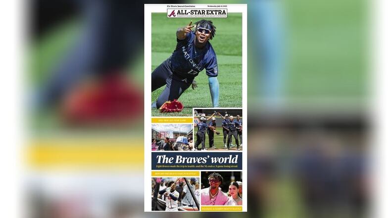 Braves at the All-Star Game: Follow coverage in the AJC ePaper