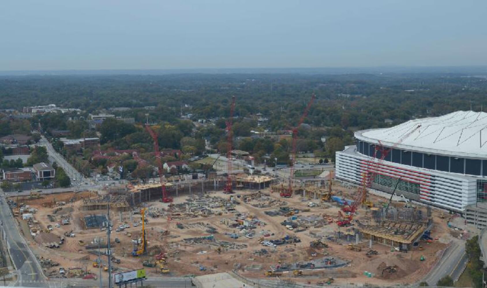 Falcons stadium to open for 2017 season