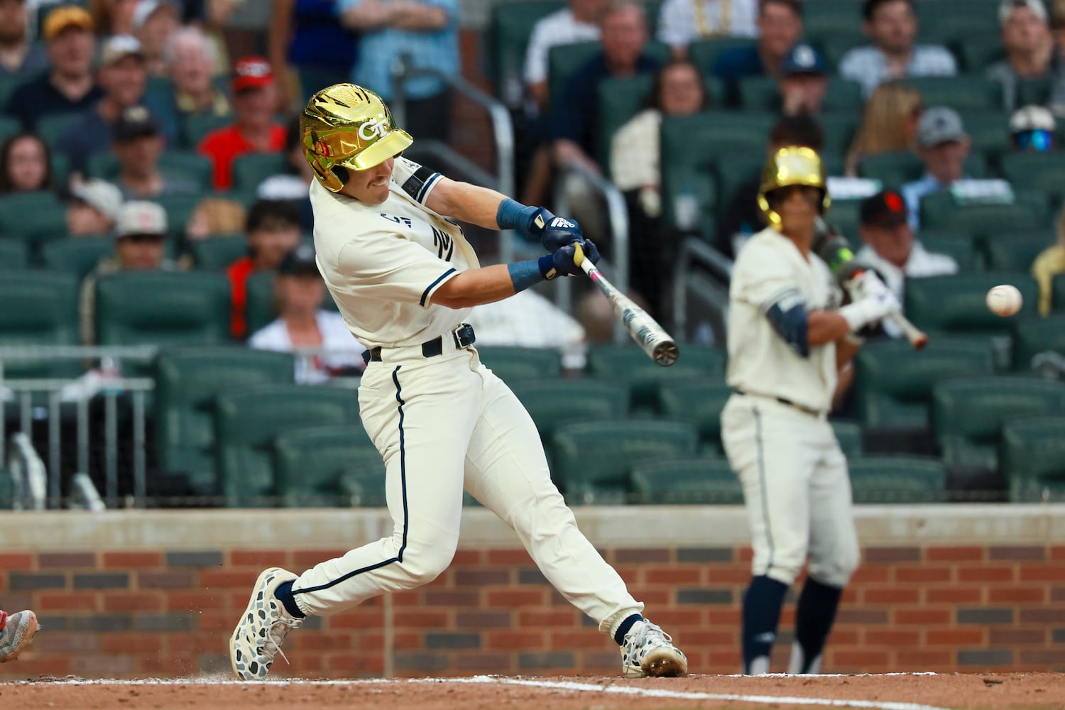 University of Georgia vs Georgia Tech in an NCAA baseball game at Truist Park