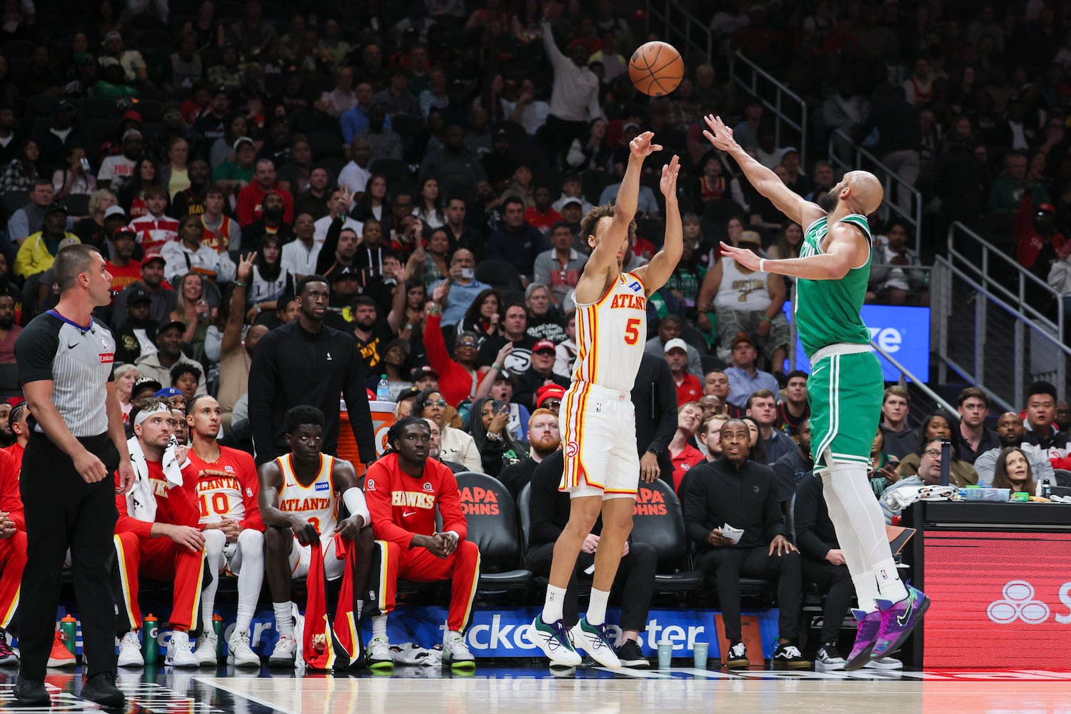 Atlanta Hawks host the Boston Celtics