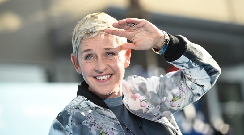 Ellen DeGeneres arrives at the premiere of "Finding Dory" at the El Capitan Theatre on Wednesday in Los Angeles. Photo: Chris Pizzello/Invision/AP