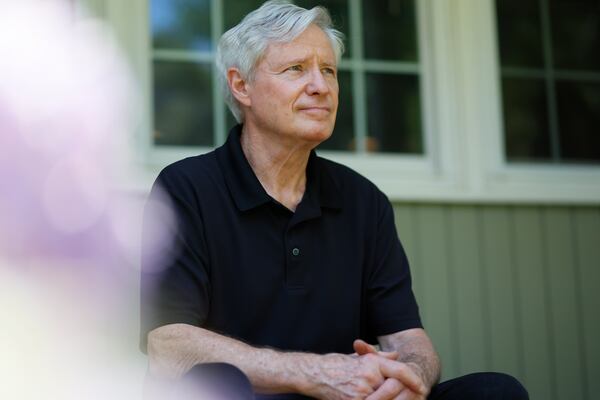 Wyrosdick says he's still feeling the effects of a 2023 car collision that injured his back. (Miguel Martinez/AJC)